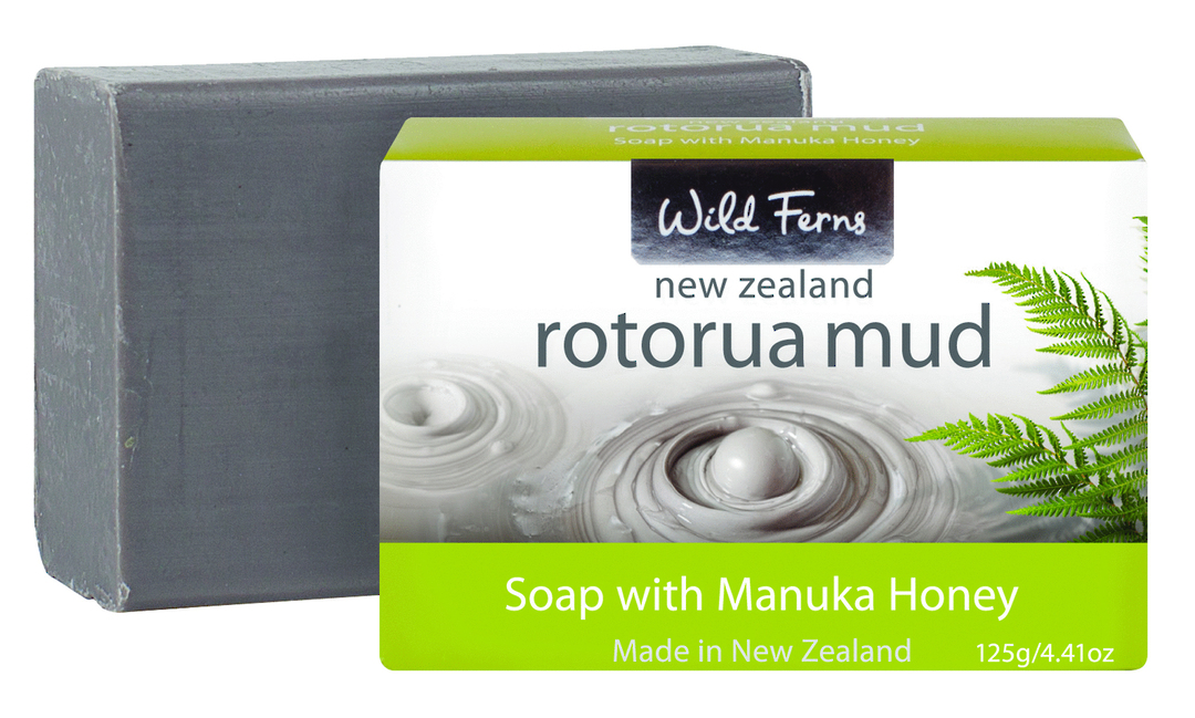 Wild Ferns Rotorua Mud  Soap with Manuka Honey  -  125gms image 0